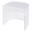 Butler Specialty Company Solara 20 in. Seat Height Acrylic Accent Stool - Clear