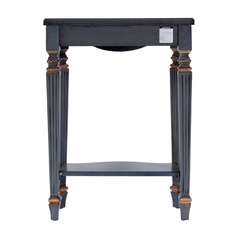 Butler Specialty Company Cheshire 22 in. W Wood Ballerina Console Table-Blue