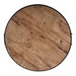 Butler Specialty Company Fulton 28 in. W Round Iron and Wood Coffee Table-Brown