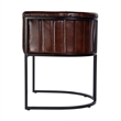 Butler Specialty Company Rockford 19 in. Seat Height Leather Accent Chair-Brown