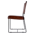 Butler Specialty Company Nevin 19 in. Seat Height Leather Side Chair-Brown