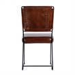 Butler Specialty Company Nevin 19 in. Seat Height Leather Side Chair-Brown
