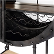 Butler Specialty Company Roanoke 43 in W x 69 in. H Iron Bar Cabinet - Black