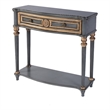 Butler Specialty Company Alexander 37 in. W Wood 1 Drawer Console Table - Blue
