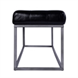 Butler Specialty Company Knox 54 in. W Leather and Iron Accent Bench - Black