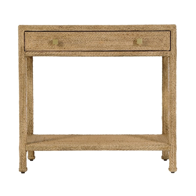 Butler Specialty Company Como 31.5 in. W Banana Leaf Console Table in Natural