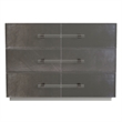 Butler Specialty Company Allman 48 in. W Leather Accent Chest Silver Gray