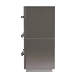 Butler Specialty Company Allman 48 in. W Leather Accent Chest Silver Gray