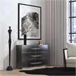 Butler Specialty Company Allman 48 in. W Leather Accent Chest Silver Gray