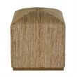 Butler Specialty Company Como 17 in. W Square Banana Leaf Accent Stool - Natural