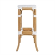 Butler Specialty Company Laguna 30.5 in. Seat Height Rattan Bar Stool - Smooth White