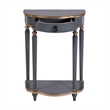 Butler Specialty Company Ashby 22 in. W Demilune Wood 1 Drawer Console Table - Pastel Blue