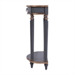 Butler Specialty Company Ashby 22 in. W Demilune Wood 1 Drawer Console Table - Pastel Blue
