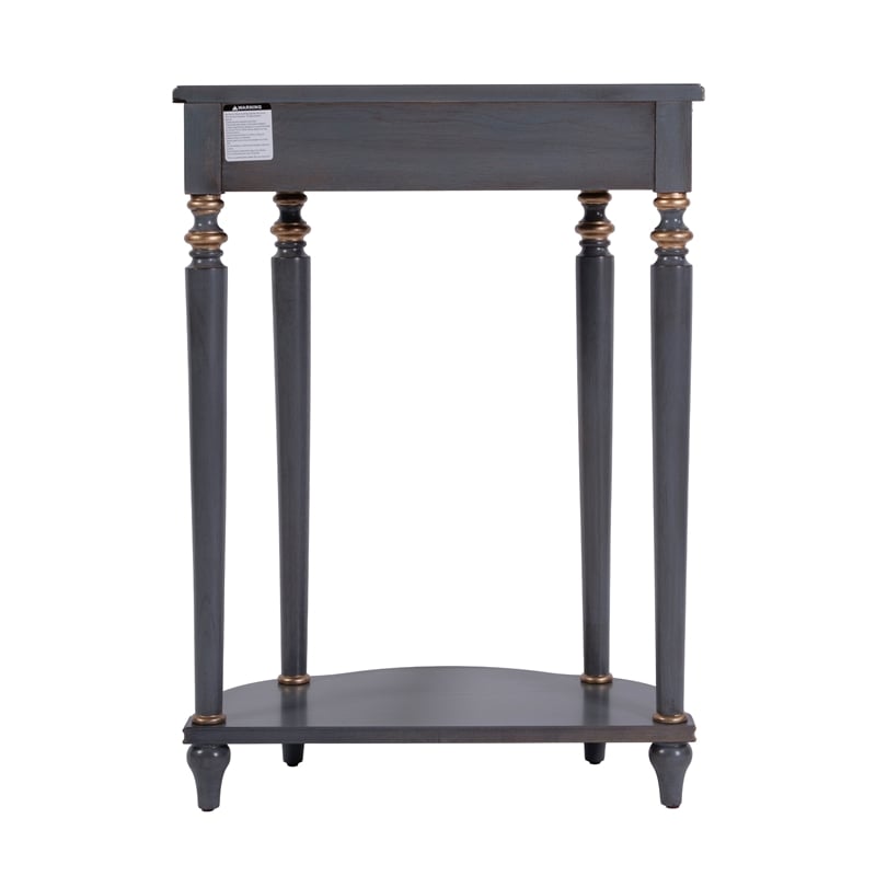Butler Specialty Company Ashby 22 in. W Demilune Wood 1 Drawer Console Table - Pastel Blue