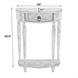 Butler Specialty Company Ashby 22 in. W Demilune Wood 1 Drawer Console Table - Pastel Blue
