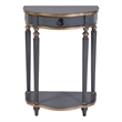 Butler Specialty Company Ashby 22 in. W Demilune Wood 1 Drawer Console Table - Pastel Blue