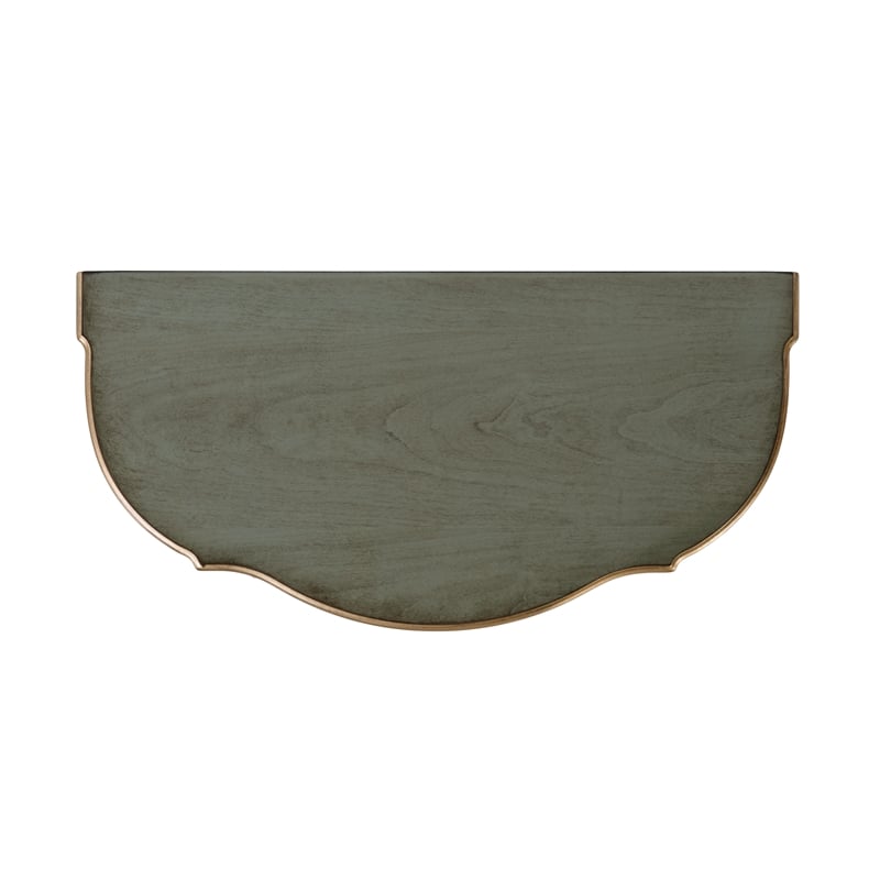 Butler Specialty Company Ashby 22 in. W Demilune Wood 1 Drawer Console Table - Pastel Green