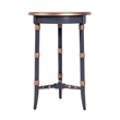 Butler Specialty Company Isla 16 in. W Round Wood 3 Leg Side Table - Pastel Blue