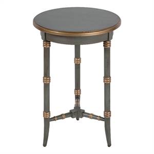 Butler Specialty Company Isla 16 in. W Round Wood 3 Leg Side Table - Pastel Green