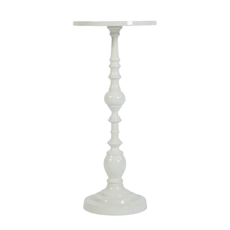 Butler Specialty Company Darien 10 in. W Round Pedestal Side Table - Ivory