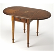 Butler Specialty Pembroke Drop Leaf Table In Olive Ash Burl