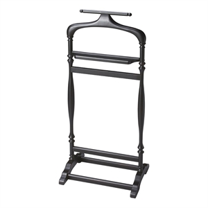 Butler Specialty Company Judson Wood Valet Stand - Black Licorice
