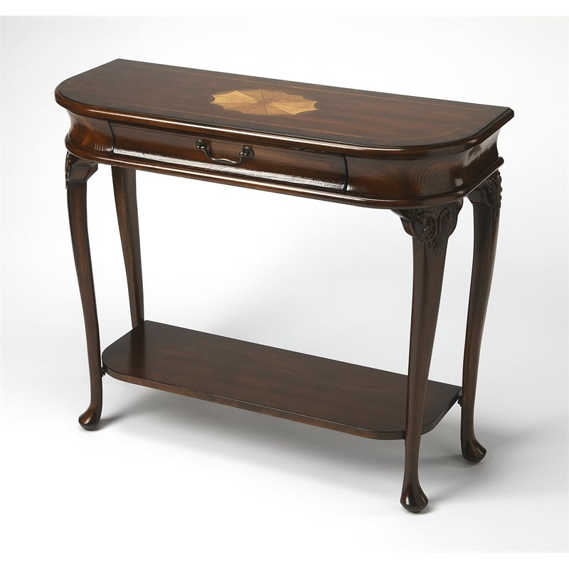 Butler Specialty Company Ridgeland Wood Console Table - Cherry Brown