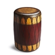 Butler Specialty Rustic Drum Table In Mountain Lodge