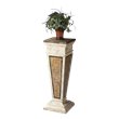 Butler Specialty Traditional Square Pedestal Stand In Heritage