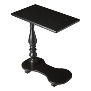 Butler Mabry Wood Mobile Tray Table In Black Licorice