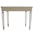 Butler Specialty Masterpiece Mirrored Demilune Console Table In Pewter