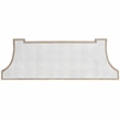 Butler Specialty Masterpiece Mirrored Demilune Console Table In Pewter