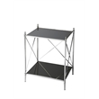 Butler Specialty Modern Expressions Mirrored End Table In Black