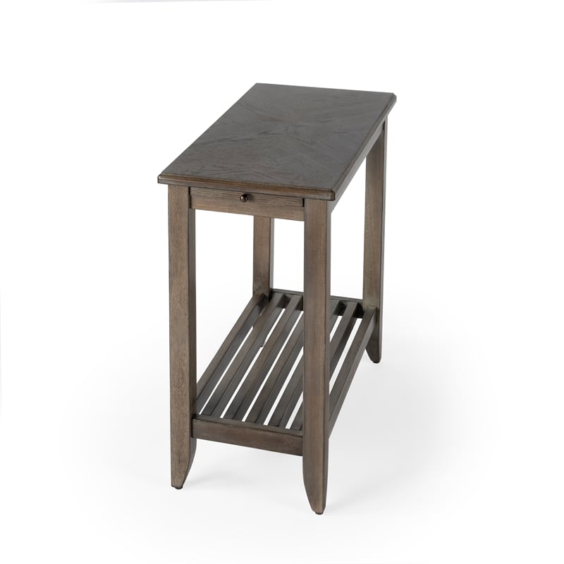 Butler Specialty Loft Transitional Chairside Table In Dusty Trail