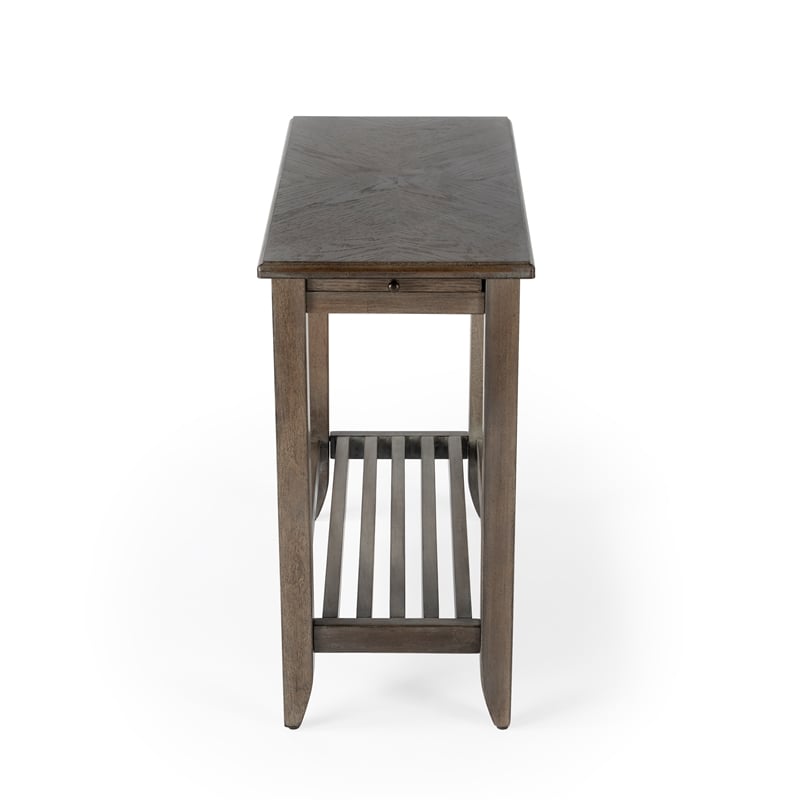 Butler Specialty Loft Transitional Chairside Table In Dusty Trail