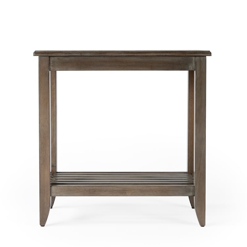 Butler Specialty Loft Transitional Chairside Table In Dusty Trail