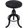 Butler Specialty Industrial Chic Adjustable Bar Stool In Dark Brown