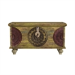 Butler Specialty Artifacts Mesa Carved Wood Trunk Coffee Table