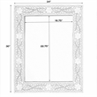 Butler Specialty Vivienne Decorative Bone Inlay Wall Mirror In Pink