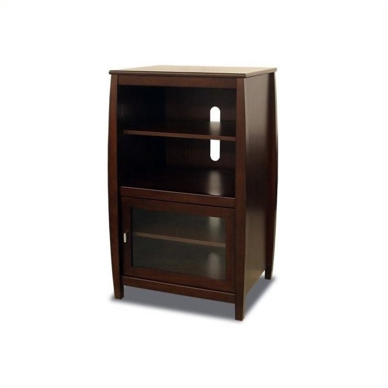 Tech-Craft Veneto Series Walnut Wood Audio Rack