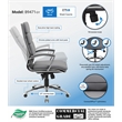 Boss Office CaressoftPlus Executive Chair in Gray