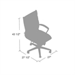 Boss Office CaressoftPlus Executive Chair in Gray