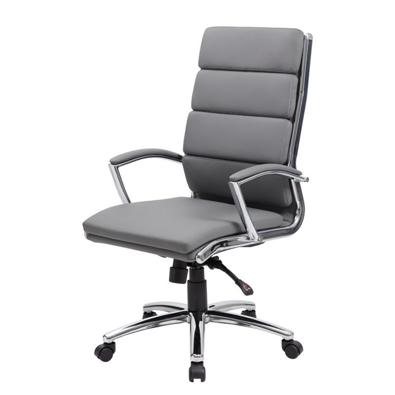 Boss Office CaressoftPlus Executive Chair in Gray