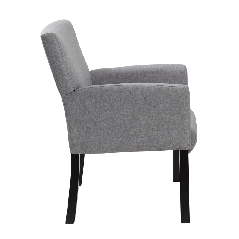 Boss Office Contemporary Guest Chair in Gray