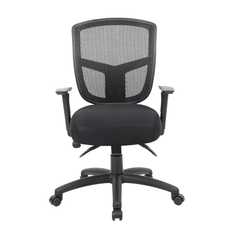 Boss Office Contract Mesh Task Chair in Black