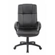 Boss Office Products Caressoftplus Vinyl Executive High Back Chair in Black