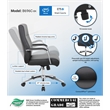 Boss Mid Century Mod Executive Conference Chair in Black