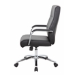 Boss Mid Century Mod Executive Conference Chair in Black