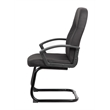 Boss Office Products Mid-Back Fabric Guest Chair in Black