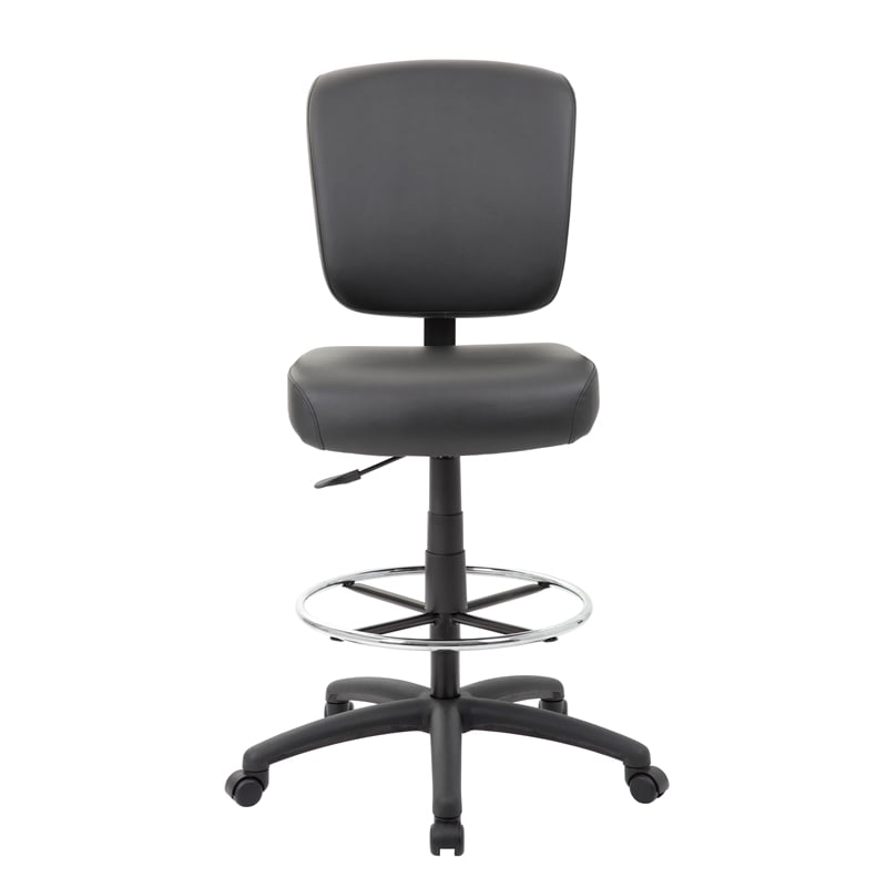 Boss Office Heavy Duty Wide Seat Drafting Stool without Arms